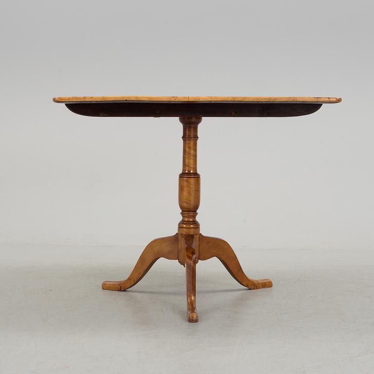 A 19th century folding table.