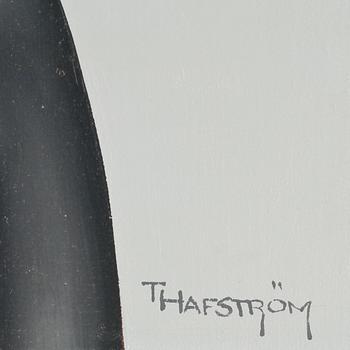 THOMAS HAFSTRÖM, acryl på duk. Sign.