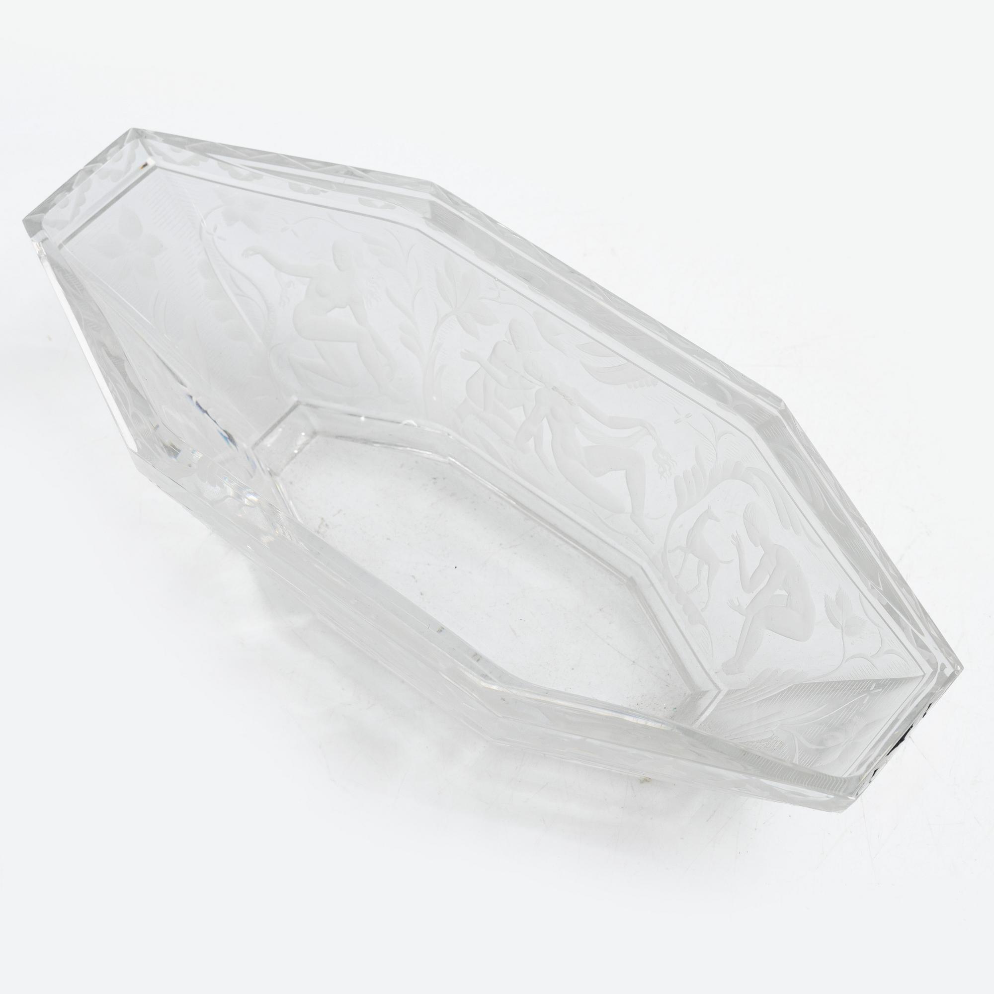 Simon Gate, a 'Paradis' bowl, Orrefors.