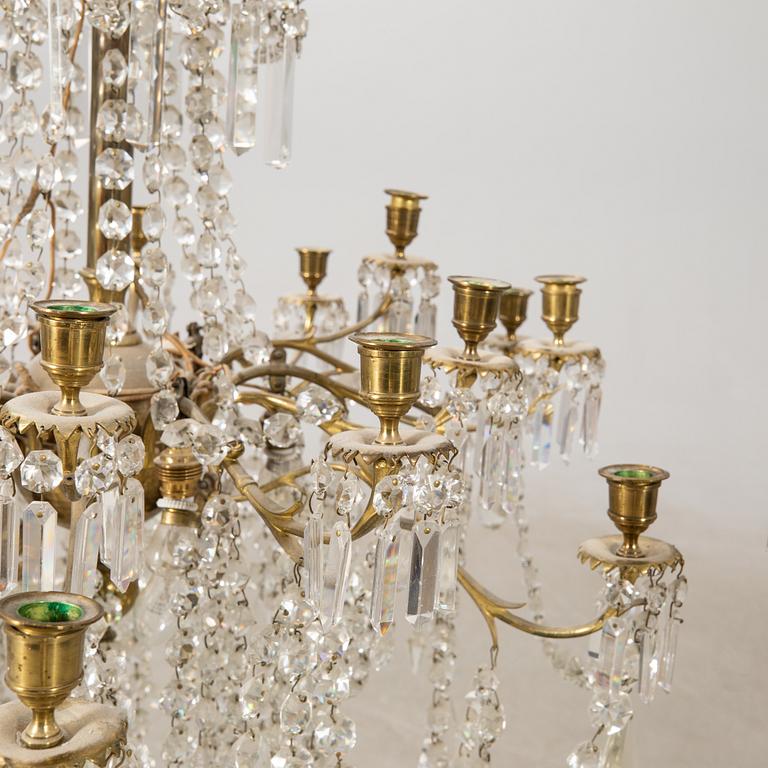 Ljuskrona sekelskiftet 1900.