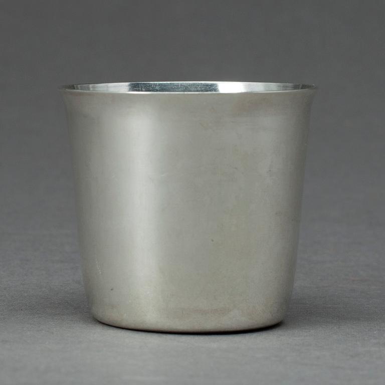 BÄGARE, 12 st, silver, Flavia, 1949. Tot ca 373 gram.