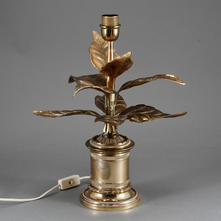 BORDSLAMPA, 1900-talets andra hälft.