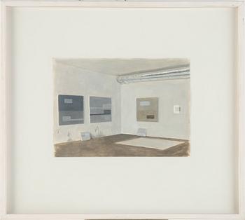 Richard Griffith Carlsson, watercolour, signed and dated 2004 verso.
