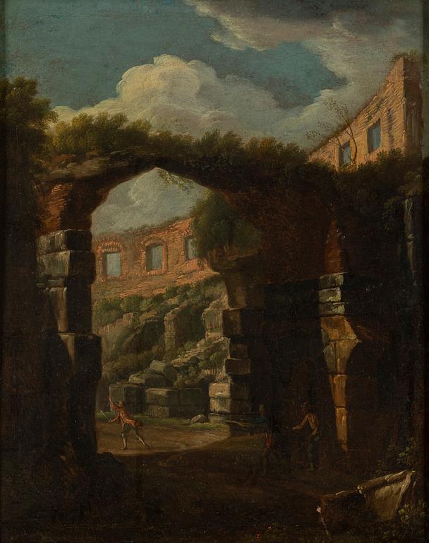 OKÄND KONSTNÄR 1700/1800-TAL, ett par. Uppfodrade på pannå 47 x 38 cm.