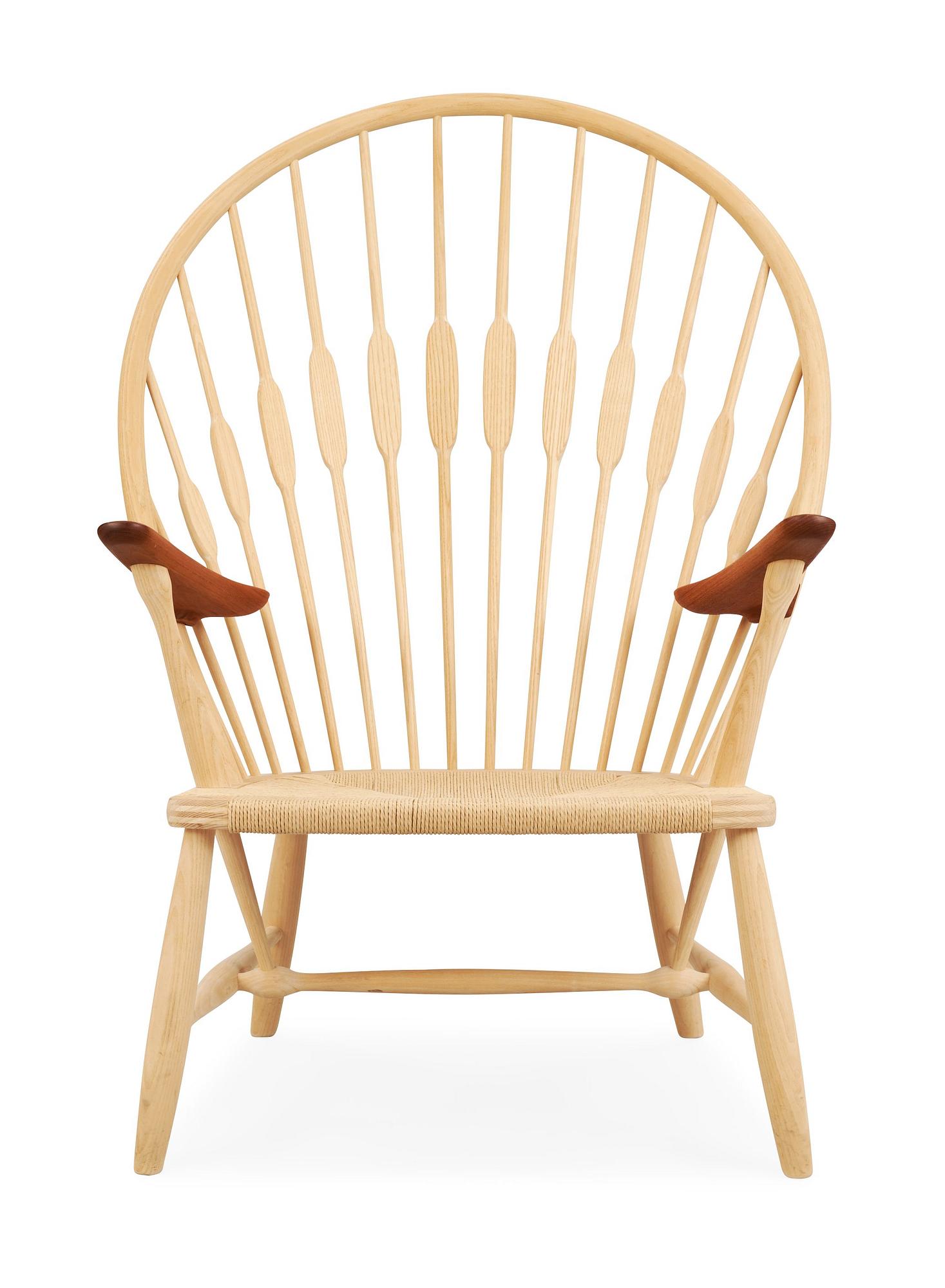 HANS J WEGNER, karmstol, "Peacock chair", PP Møbler, Danmark.