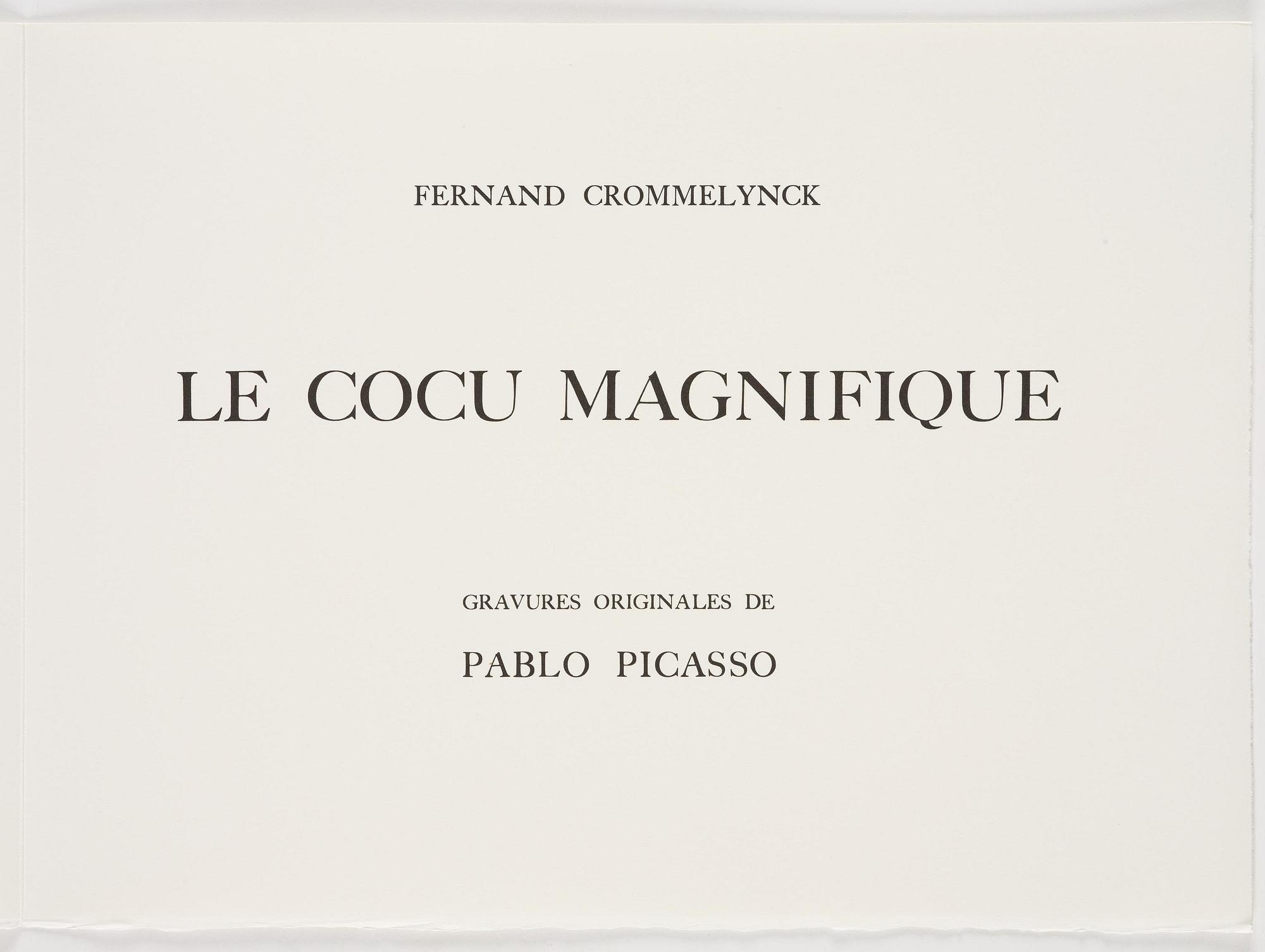 Pablo Picasso, "Le Cocu Magnifique".
