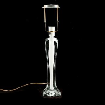 BORDSLAMPA, glas, Flygsfors, 1900-talets mitt.