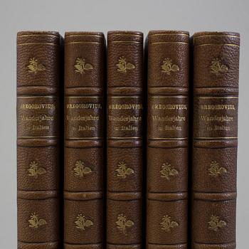 BOOKS, Ferdinand Gregorovius:
Wanderjahre in Italien. 1-5.