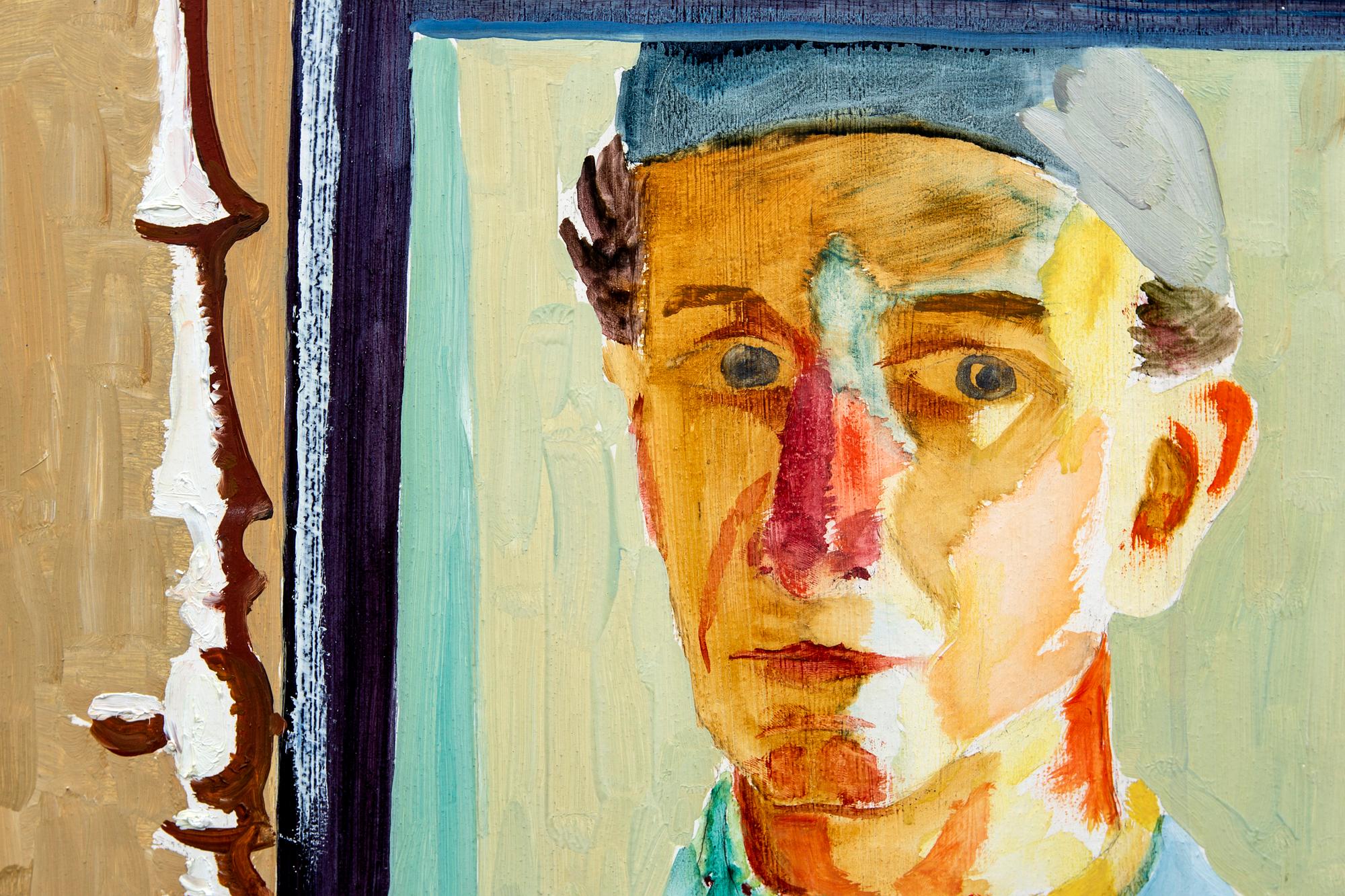 Axel Olson, a signed and dated oil on board.