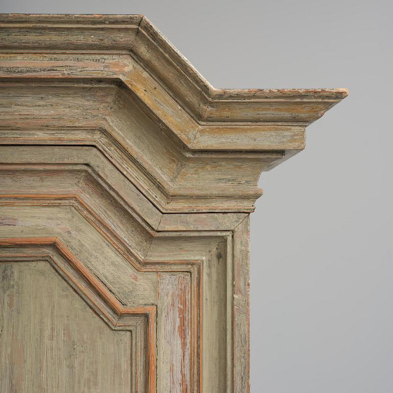 A Swedish late Baroque cabinet, first part 18th century.