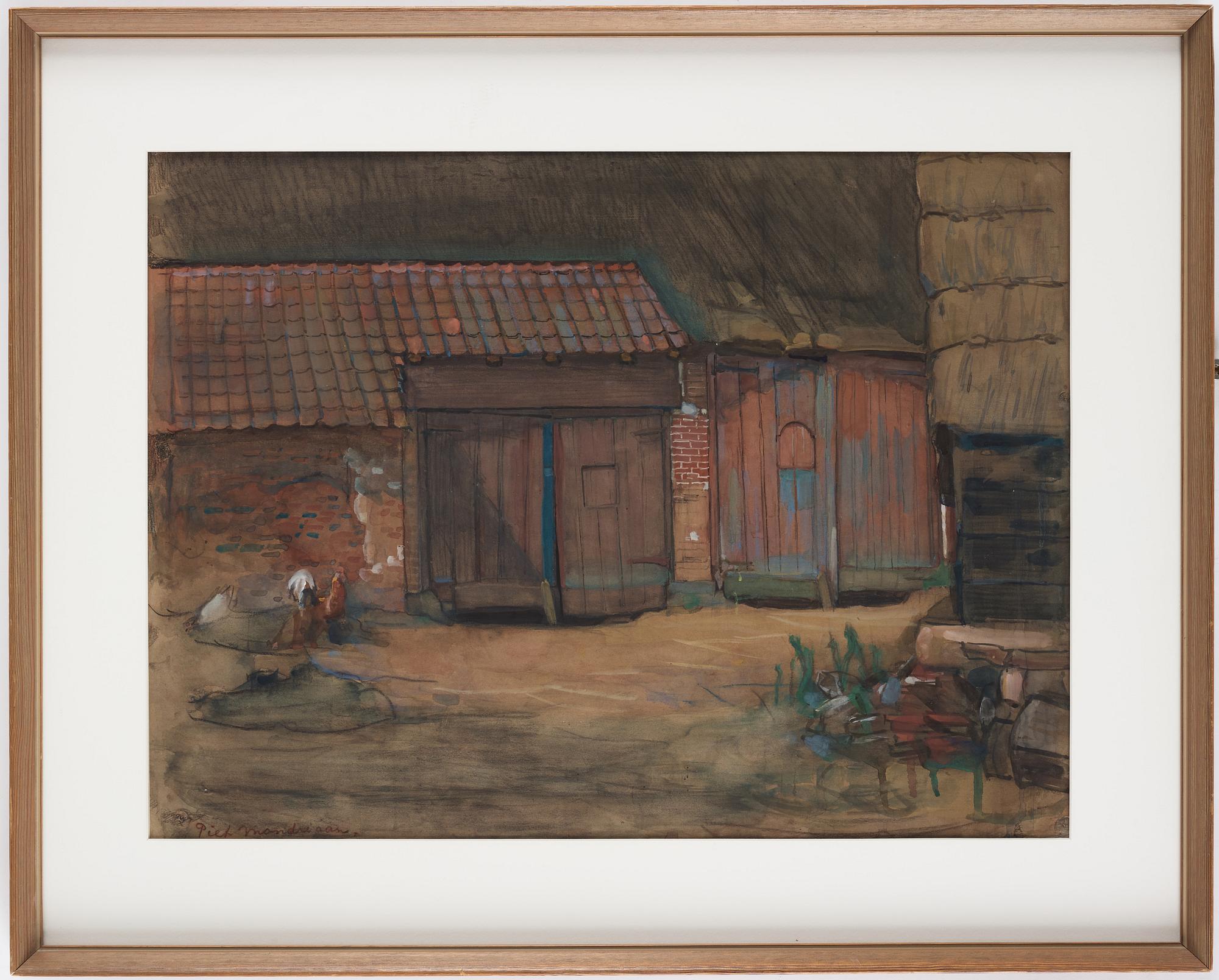 Piet Mondrian, Barn doors of a Brabant farm building.