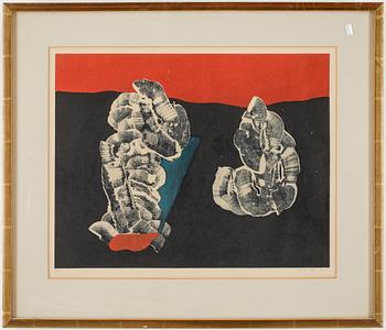 Max Ernst · MAX ERNST, fotolitografi, signerad och numrerad 33/100.