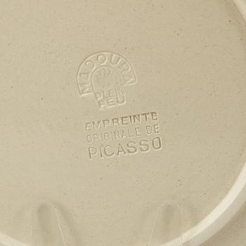 PABLO PICASSO, fat, "Deux danseurs", Madoura, Vallauris, Frankrike 1956.