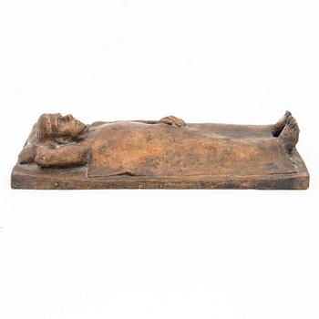 VEIKKO MYLLER, relief, bronze, signed and dated -73.