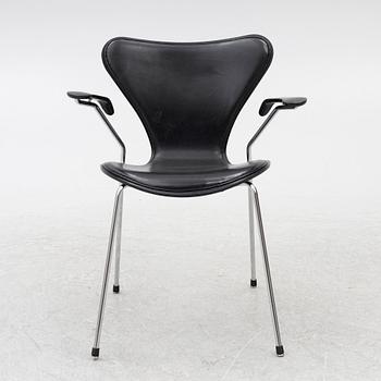 Arne Jacobsen, Armchairs, 4 pcs, "The Seven", Fritz Hansen, Denmark, 2006.