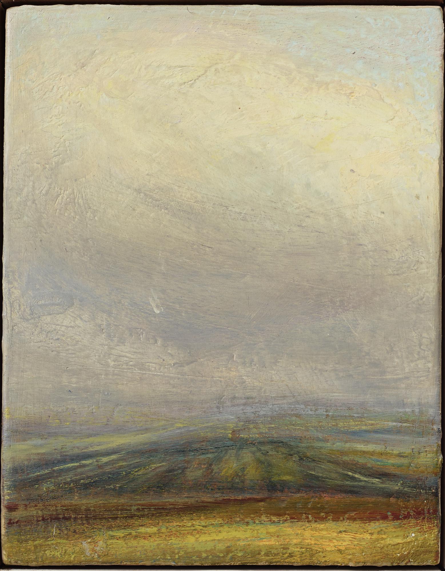 Peter Frie, oil on panel, signed and dated -92 on verso.