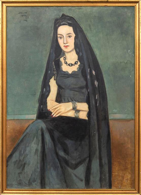 Einar Jolin, Translation: "portrait of the artist's wife".