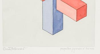 OSCAR REUTERSWÄRD, watercolour on paper, signed.