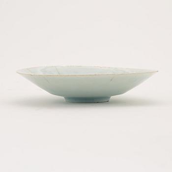 A qingbai dish, Song dynasty (960-1279).