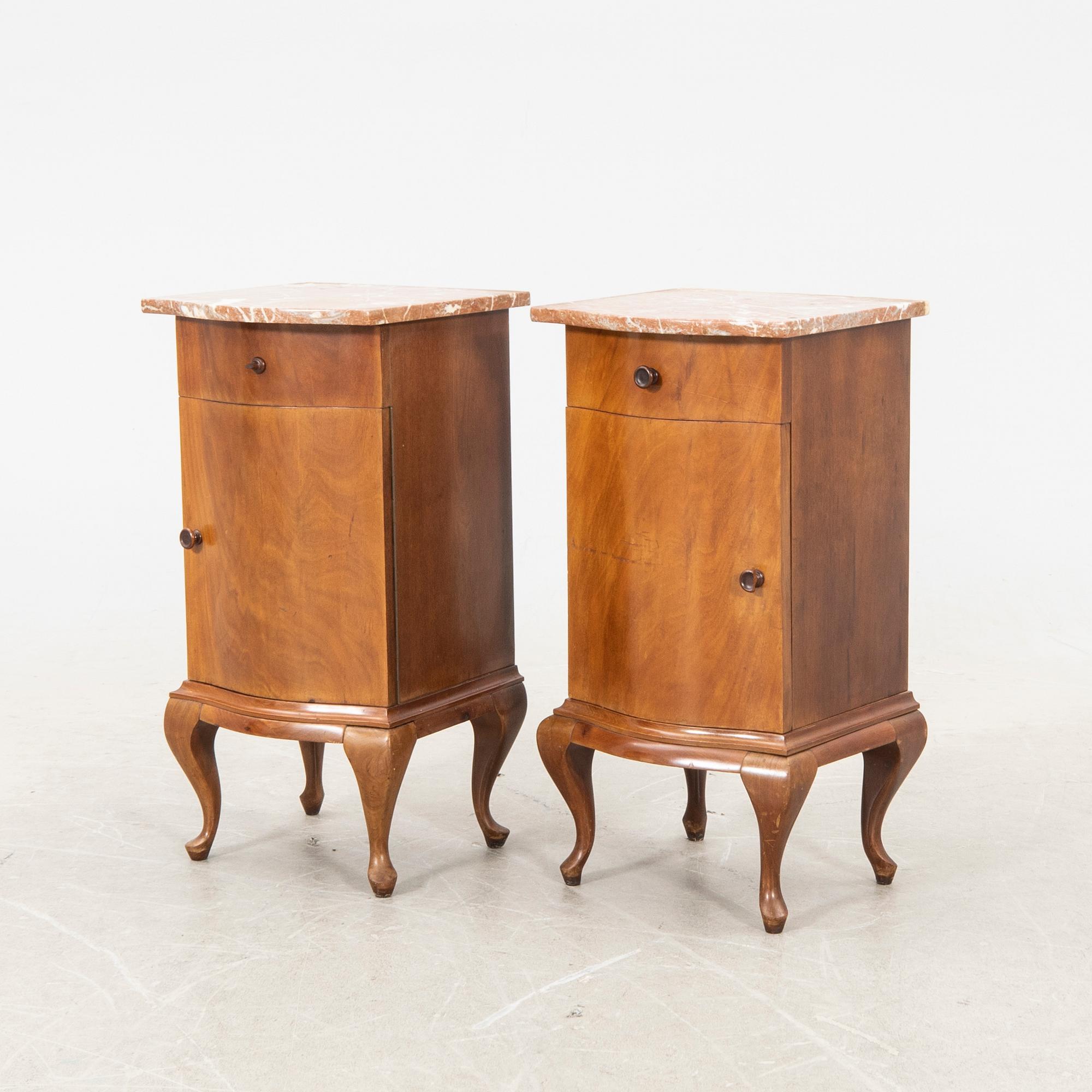 Pair of bedside tables from the 1920s/30s.