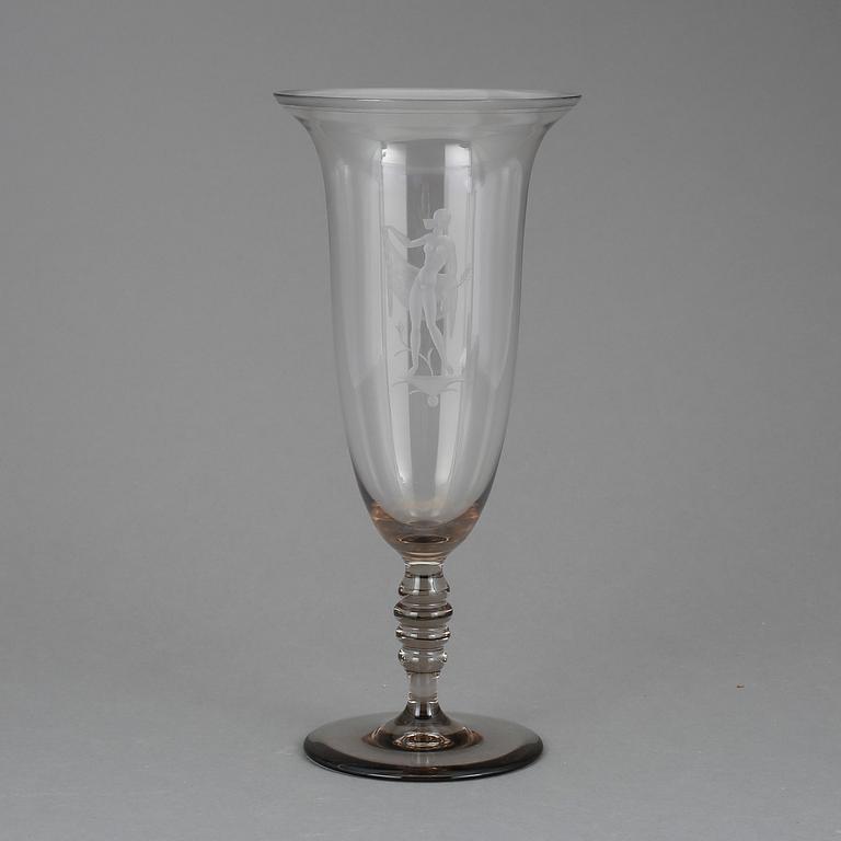 VAS, glas, Edward Hald, Orrefors 1930.