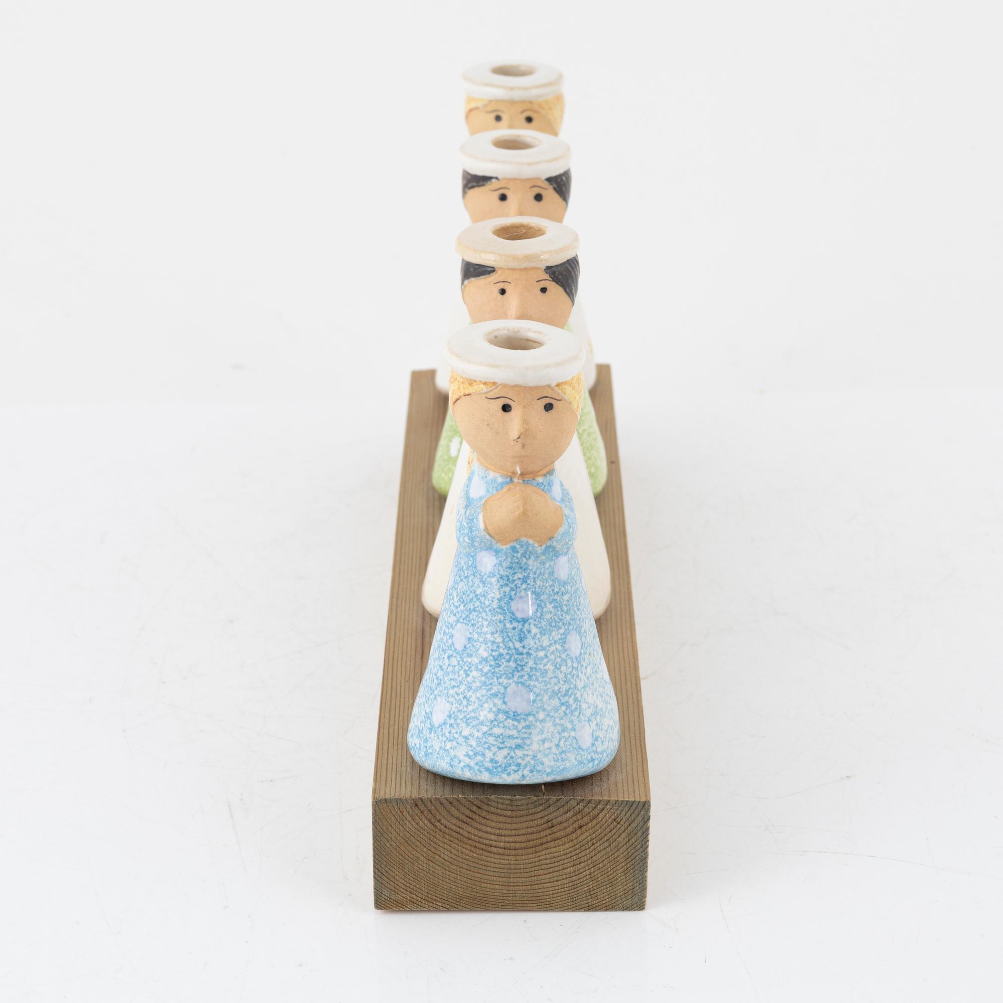 Lisa Larson, adventssljusstake, K-studion Gustavsberg.