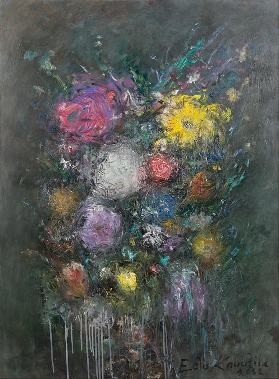 Eelis Knuutila, öljy levylle, signeerattu ja päivätty 2022.