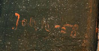 GUNNAR JONN, oil on canvas, signed and dated -58.