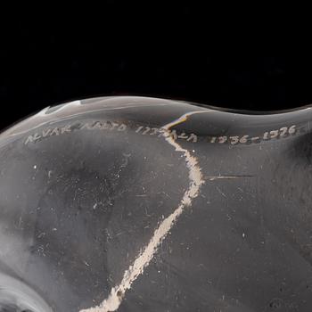 Alvar Aalto, a '3030' vase, signed Alvar Aalto Iittala 1936-1996.