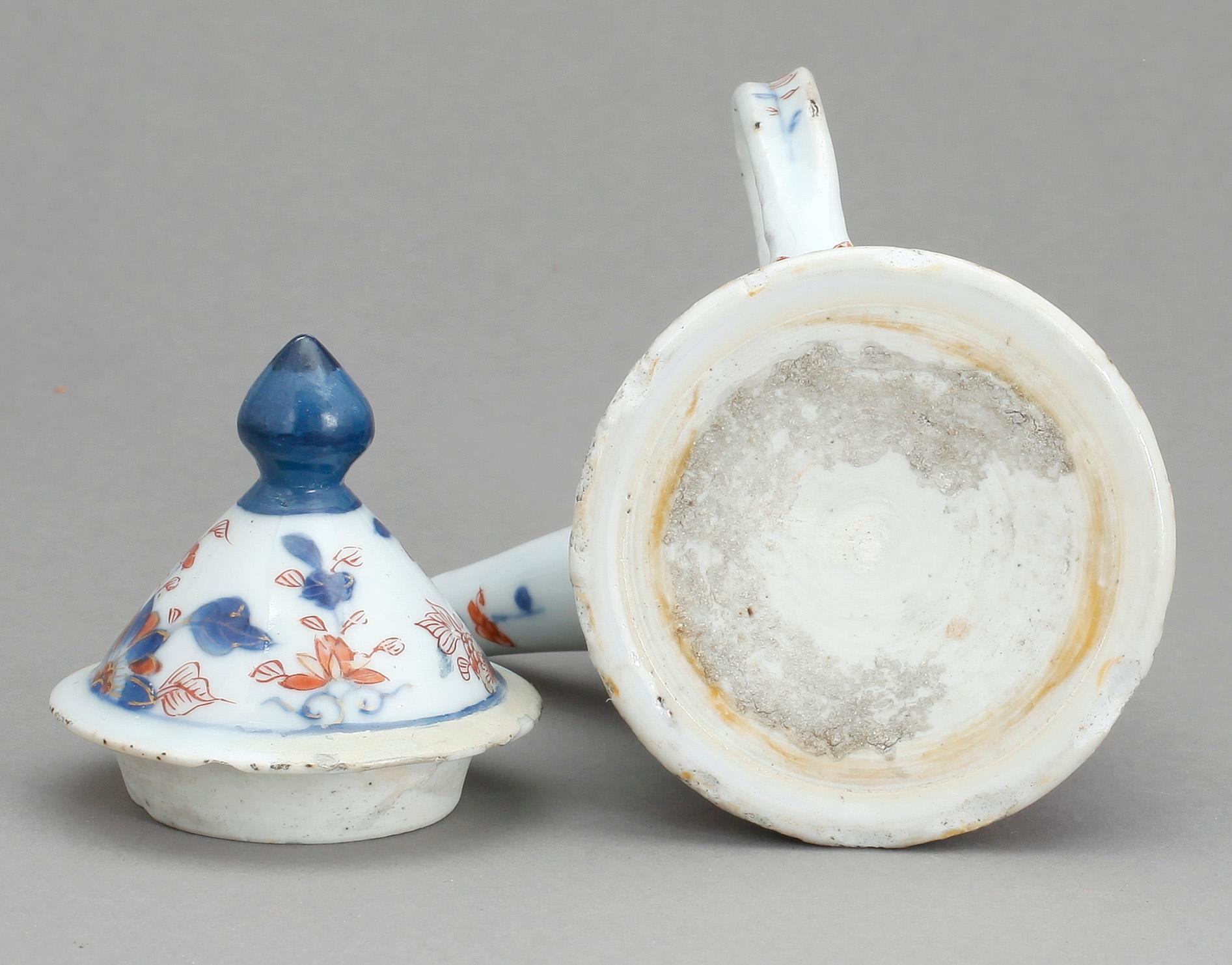 TEKANNA, porslin, Qing dynastin, Qianlong (1736-95).