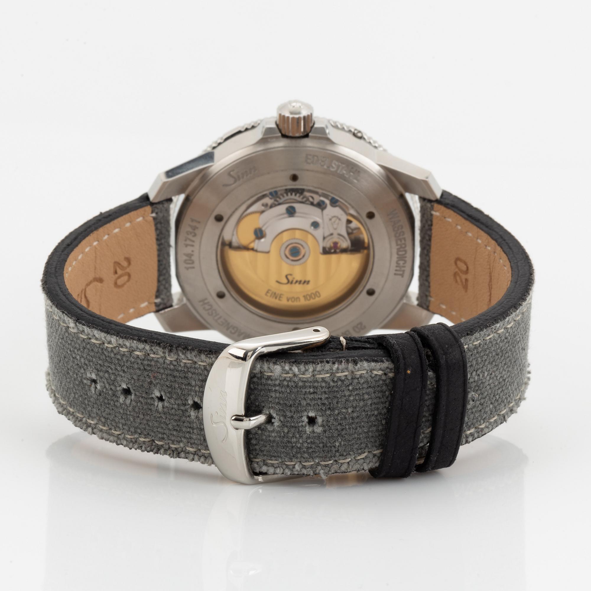Sinn, 104 St Sa A B E, wristwatch, 41 mm.