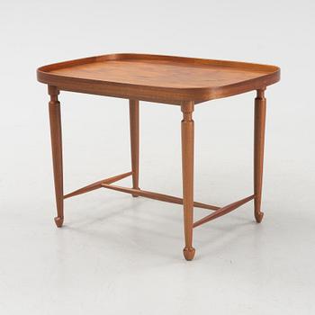 Josef Frank, a model '974' mahogany side table, Firma Svenskt Tenn, post 1985.