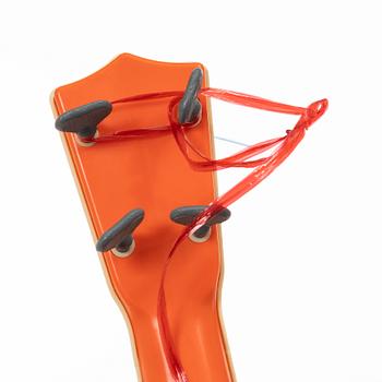 The Beatles, "New Sound Guitar", toy guitars, 2 pcs, Selcol Products Limited, England. 1960s.