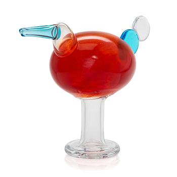 Oiva Toikka, A glass bird, signed Oiva Toikka IITTALA SCOPE 20V 2020 463/500.