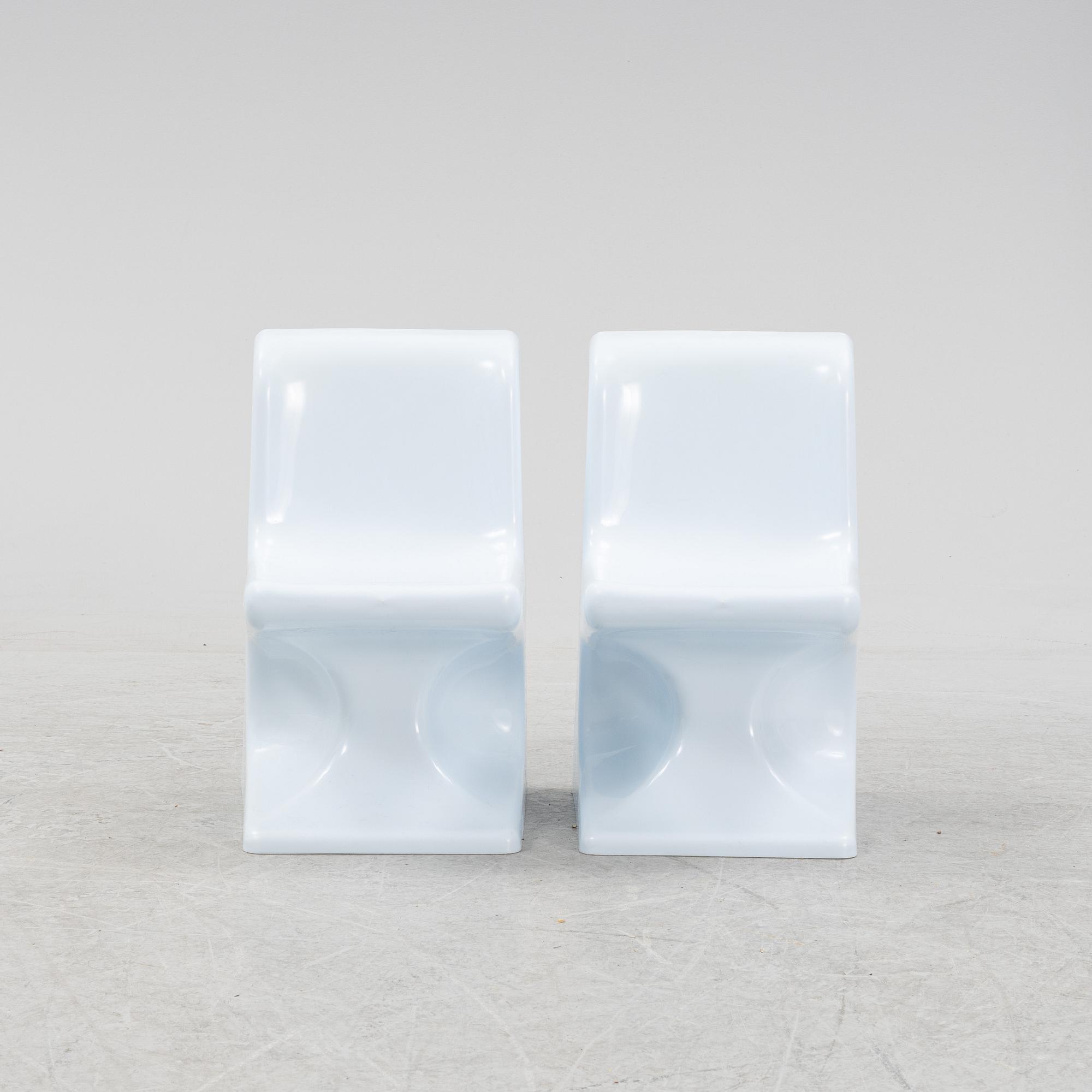 Patrick Gingembre, barnstolar, ett par, Selap, Frankrike, 1970-tal.