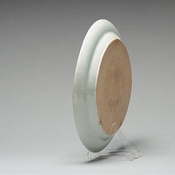 STEKFAT, porslin. Qingdynastin, Kanton, 1800-tal.