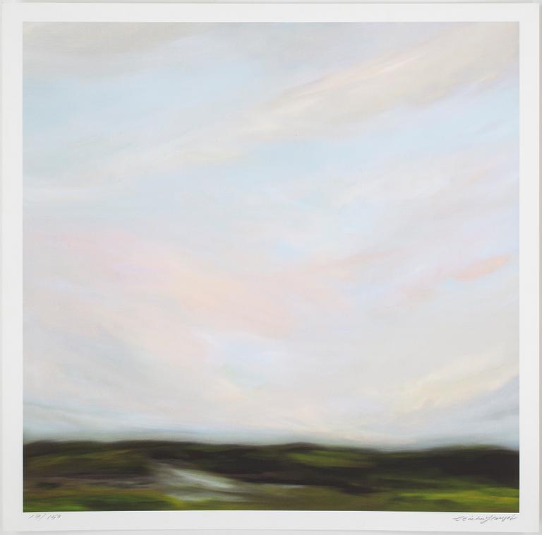 CECILIA HAUPT, gicleetryck, signerad och numrerad 17/150.