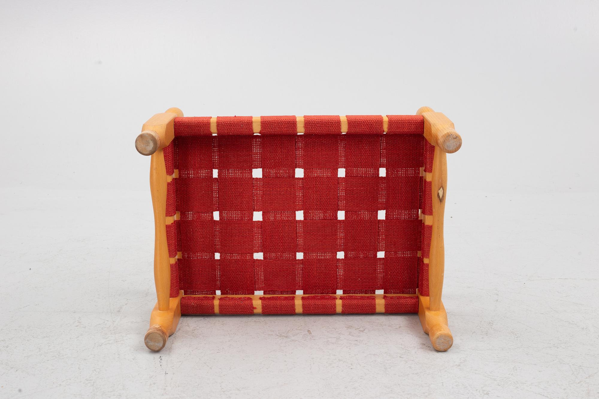 Erik Höglund, stool, Boda, provenance Sven Lundh.