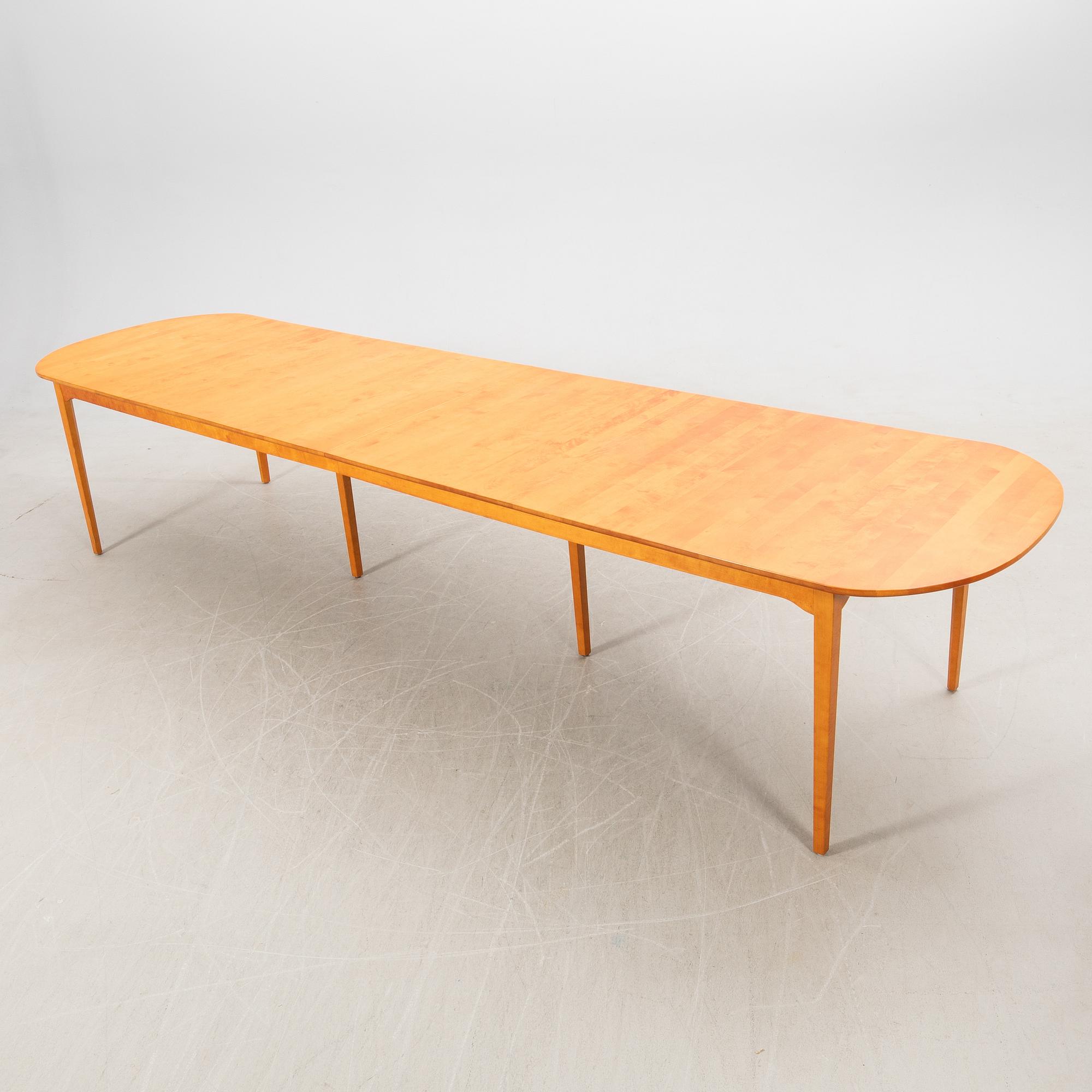 Carl Malmsten, matbord med 10 stolar, "Talavid", 1900-talets slut.