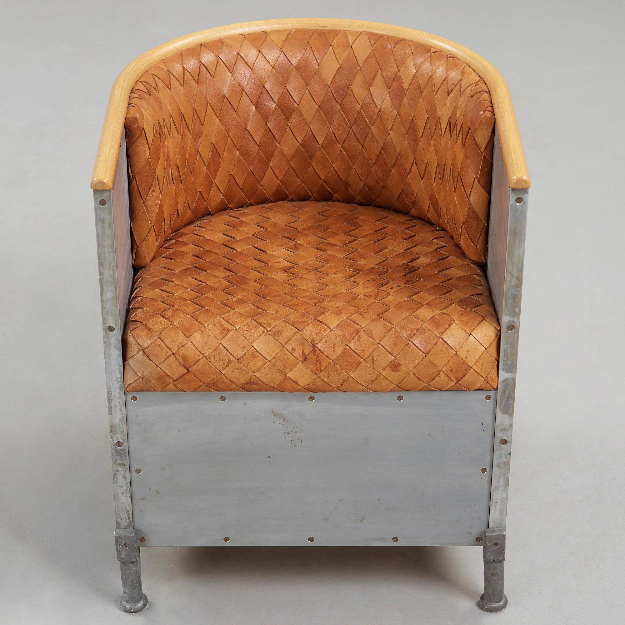 MATS THESELIUS, "Aluminiumfåtöljen", Källemo efter 1990.