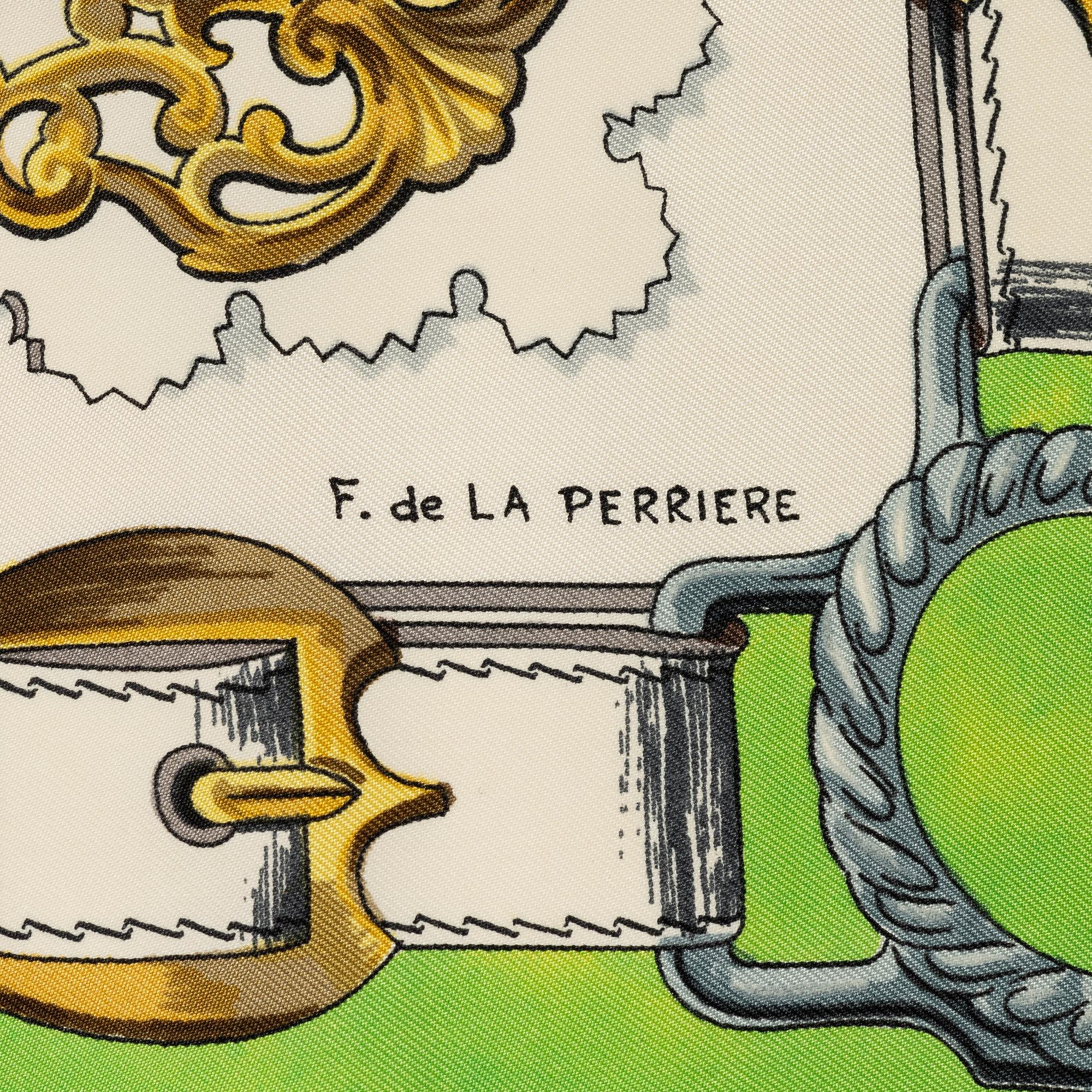 Hermès, scarves, 2 st, "Cuivreries" & "Dies et Hore"/"Astrologie".