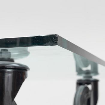 Gae Aulenti, soffbord, "Tavolo con Ruote", Fontana Arte, Italien.