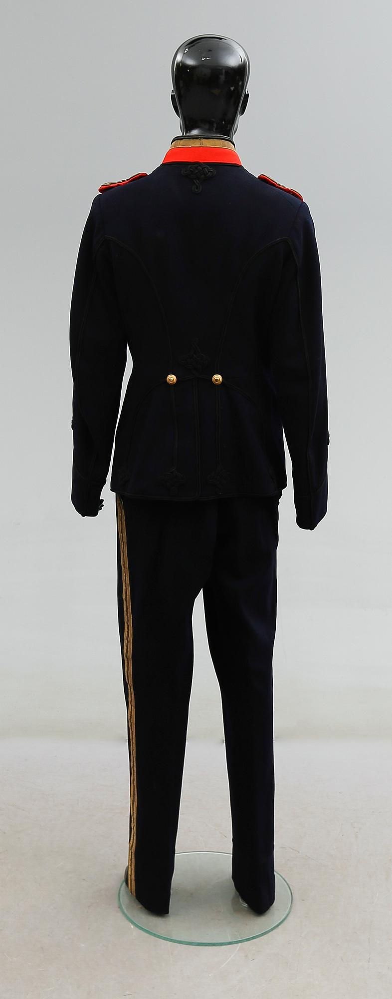 UNIFORM, m/1872, för artilleriöverste vid A6, Jönköping.