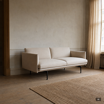 Anderssen & Voll, an 'Outline Soft' sofa, Muuto, Denmark.