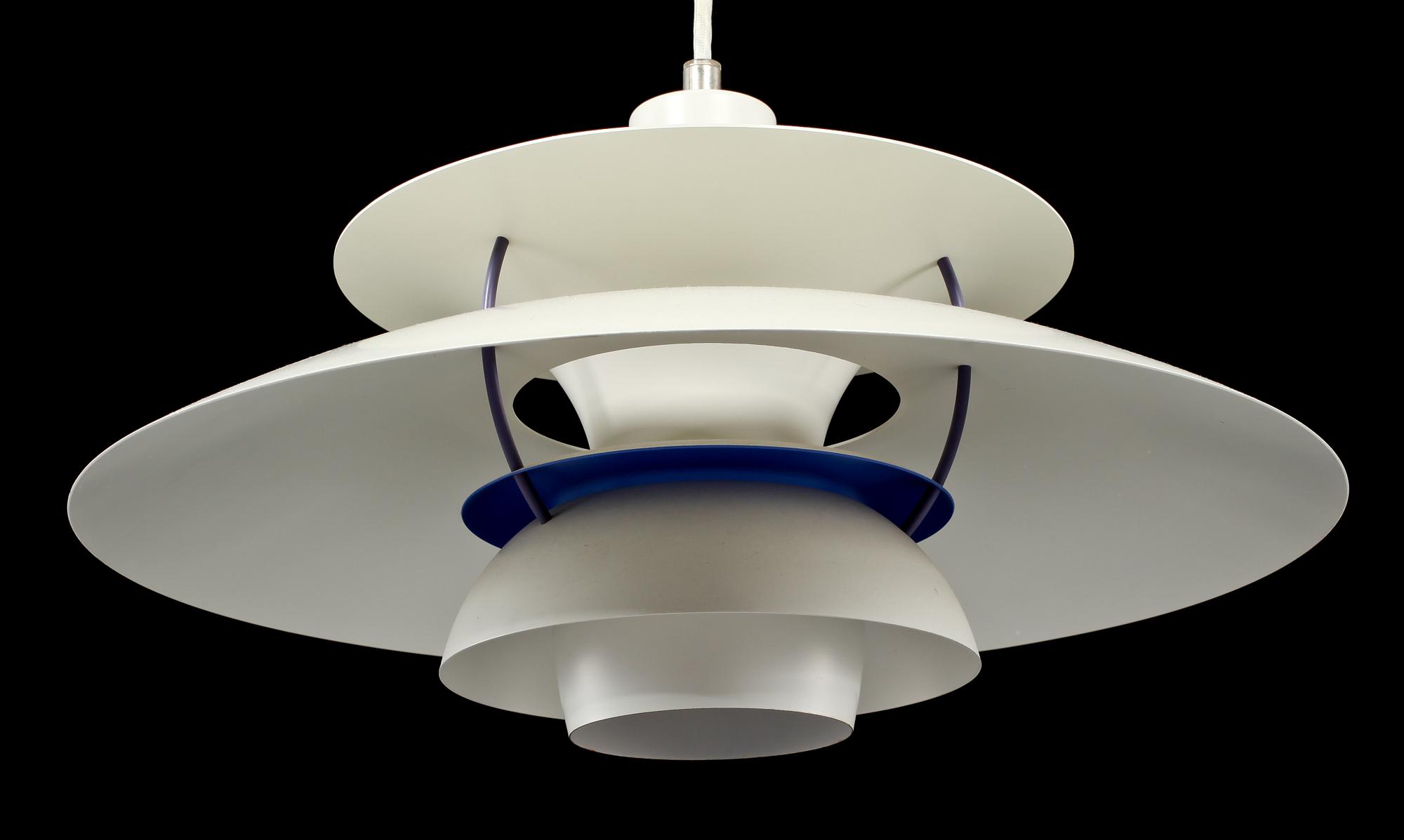 TAKLAMPA, "PH-lampa", Poul Henningsen, Louis Poulsen, 1960-tal. Höjd 30 cm.