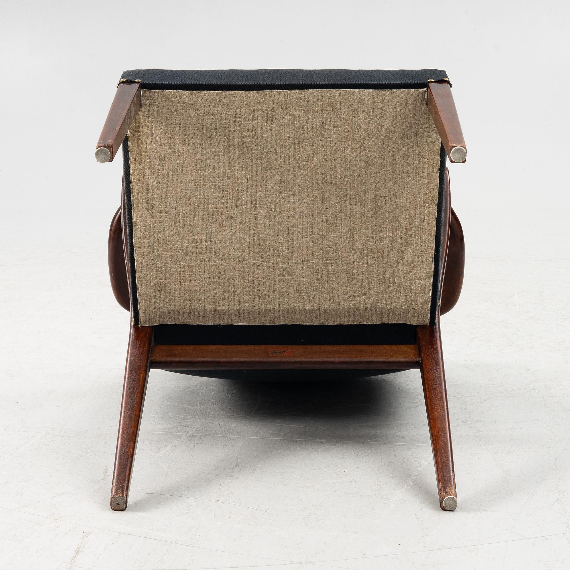 Axel Larsson, a model 1208 armchair, Svenska Möbelfabrikerna Bodafors.