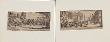 Jacques Callot, 9 etchings, Paris 1633,