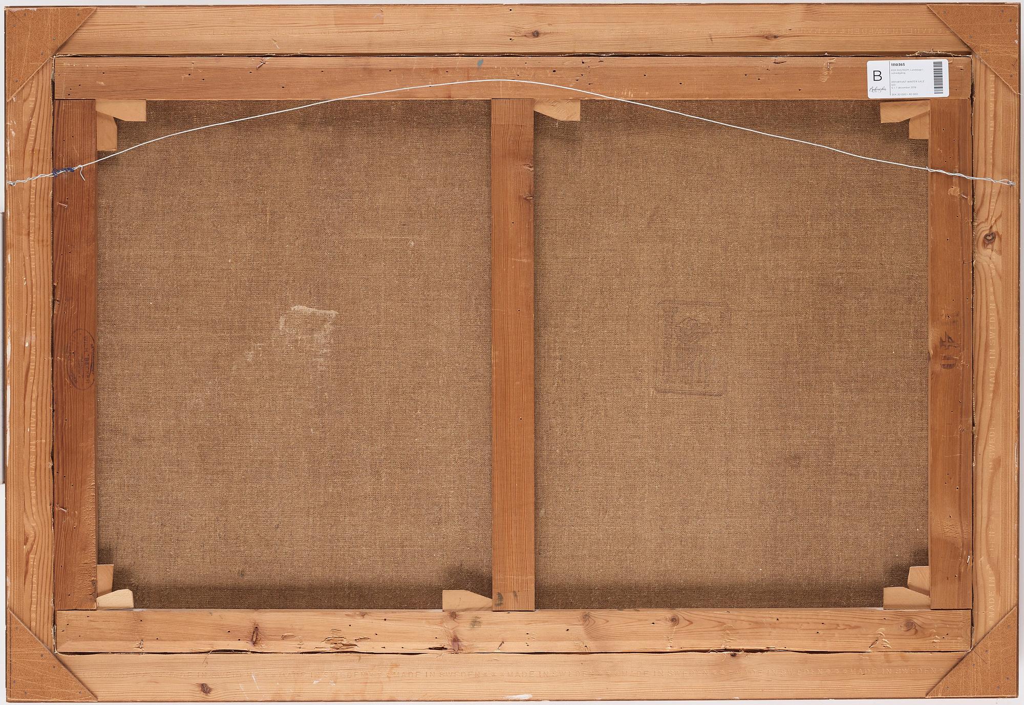 Per Ekström, Landskap i solnedgång.