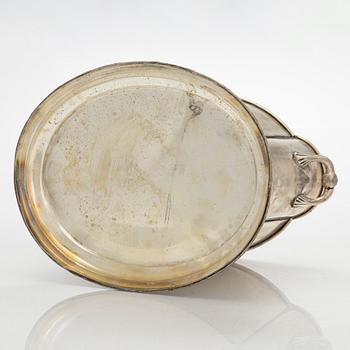 A plated champagne cooler, England, first half of the 20th century.