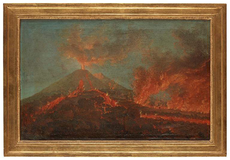Eruption of Vesuvius in 1760.